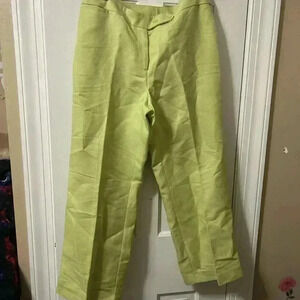 Emma & James Linen Pants Yellow Size 12